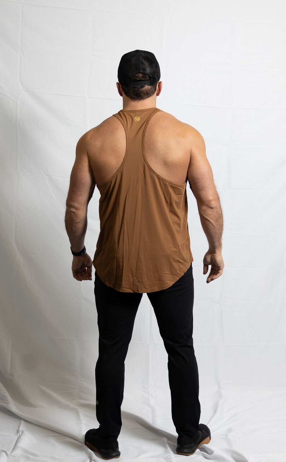 Men’s Loose Fitness Round Neck Sleeveless T-Shirt