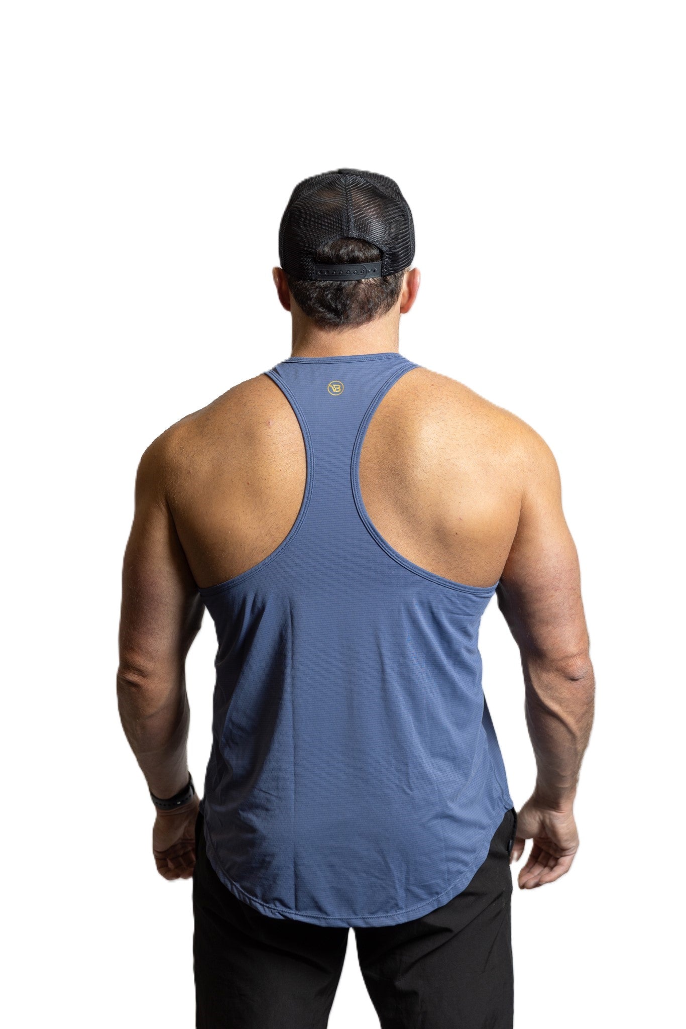 Men’s Loose Fitness Round Neck Sleeveless T-Shirt