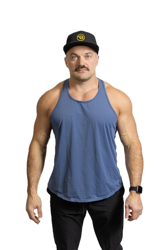 Men’s Loose Fitness Round Neck Sleeveless T-Shirt