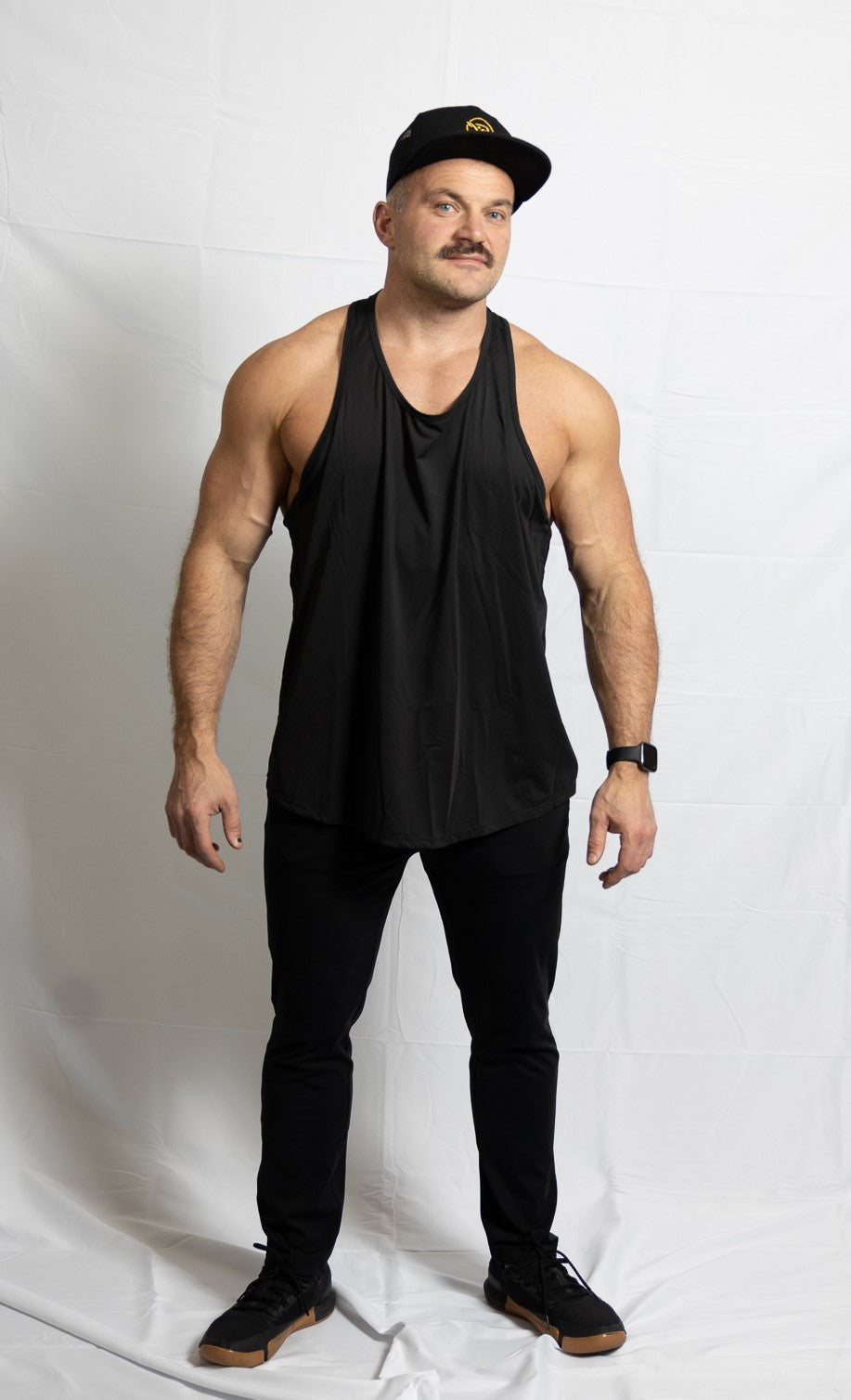 Men’s Loose Fitness Round Neck Sleeveless T-Shirt