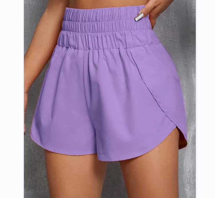 Women’s Quick-Dry High-Waist Workout Shorts.