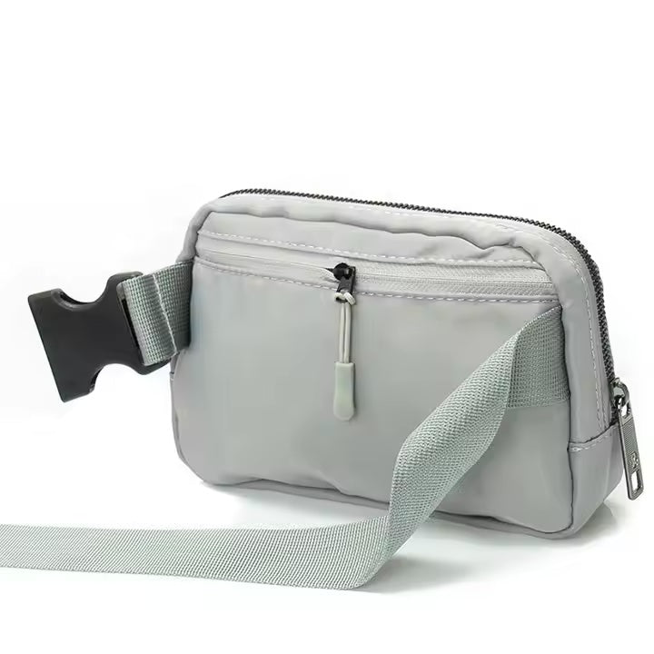 Waterproof Cross-Body Fanny Pack – Minimalist Nylon Sports Bag