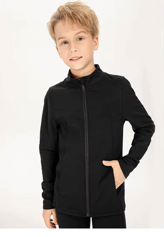 Boys’ Winter Warm Zipper Sports Jacket